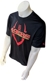 Nike Dri-Fit Men's San Francisco 49ers NFL Football Black Short Sleeve Shirt