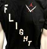 Nike Jordan Men's Air Jordan Flight Black Short Sleeve Shirt Size Large