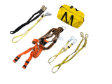 Miller E650 Safety Harness Set w/ (2) 4' Straps and (2) 6' Straps w/ Carry Bag