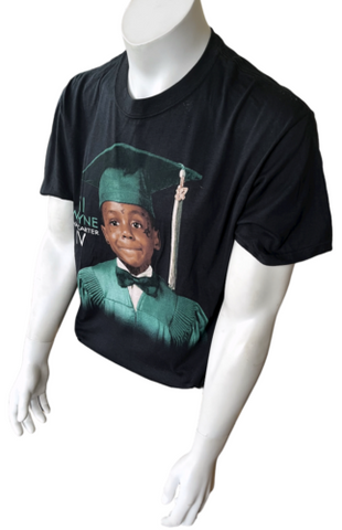 Fruit Of The Loom Men's Lil Wayne Tha Carter IV Graphic Black Shirt Size Large