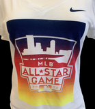 Nike Women's MLB All-Star Game 2014 White Slim Fit Baseball Shirt