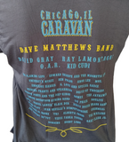 Anvil Men's Dave Matthews Band Caravan 2011 Chicago Concert Shirt Size Large