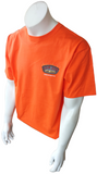Anvil Men's Ron Jon Surf Shop Rockidols Cocoa Beach Fl Orange Shirt Size Large