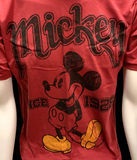Disney Mickey Mouse Since 1928 Red Shirt Short Sleeve T-Shirt Size Medium