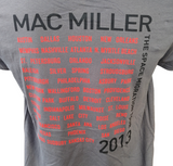 Gildan Men's Mac Miller Watching Movies With The Sound Off 2013 Tour Shirt Large