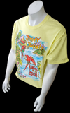 Gildan Men's Jimmy Buffett Lounging At The Lagoon 2012-2013 Yellow Shirt Size L