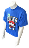 Gildan Men's Mac Miller Thumbs Up Dope Kid 2012 Tour Blue Shirt Size XL