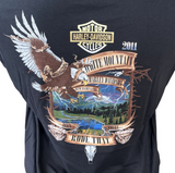 Alstyle Harley Davidson Motorcycle Mt. Washington Rode That Pocket Shirt Size L