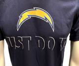 Nike Dri Fit Men's LA Chargers Just Do It Navy Short Sleeve Shirt NFL T-Shirt