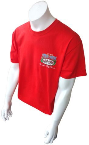 Gildan Men's Ron Jon Surf Shop Spring Break 2013 Panama City Red Shirt Size L