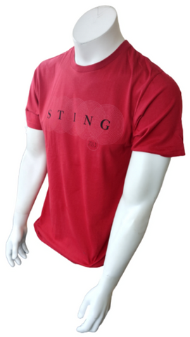 Anvil Men's Sting 2013 May 14th Abu Dhabi Du Arena Concert Red Shirt Size Medium