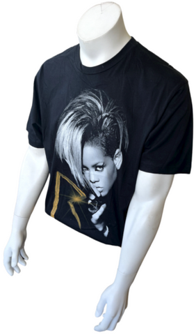 Anvil Rihanna Last Girl On Earth Tour 2010 Black Short Sleeve Shirt Size Large