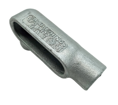 Crouse-Hinds 1/2" LR17 Rigid Galvanized Steel Conduit Outlet Body