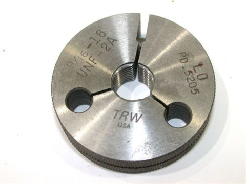 TRW LO THREAD RING GAGE 9/16"-18-UNF-2A