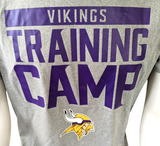Nike Dri-Fit Men's Minnesota Vikings Training Camp NFL Gray Shirt Size Small