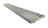 136 Unex Span Track Carton Flow Gravity Roller Conveyor 9.5" x 93" Lot of 136