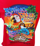 Anvil Men's Ron Jon Surf Shop Spring Break 2012 Panama City Red Shirt Size L
