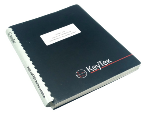 Keytek Series 2000 Electrostatic Discharge System Operating Instruction Manual