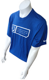 Nike Dri-Fit Men's Indianapolis Colts Engineered Blue Short Sleeve Shirt Size XL
