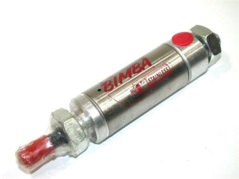 NEW BIMBA 1" STROKE STAINLESS NON ROTATING SPRING RETURN AIR CYLINDERS 091-NRP