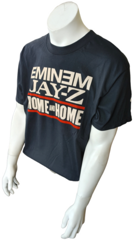 Alstyle Men's Eminem Jay-Z Home And Home Tour 2010 Black Shirt Size La