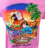 Anvil Men's Ron Jon Surf Shop Party 'Til The Freak Of Dawn Myrtle Beach Shirt L
