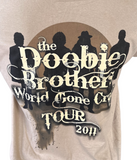 Anvil Men's The Doobie Brothers World Gone Crazy Tour 2011 Shirt Size Large