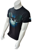 Tultex Men's Deadmau5 Deadmouse Graphic Black Short Sleeve Shirt Size Small