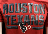 Nike Dri Fit Men's Houston Texans Chiseled Red Short Sleeve Shirt NFL T-Shirt
