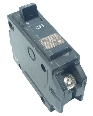 General Electric THQB1150 1 Pole Circuit Breaker 50A 120/240VAC 1 PH Bolt-On