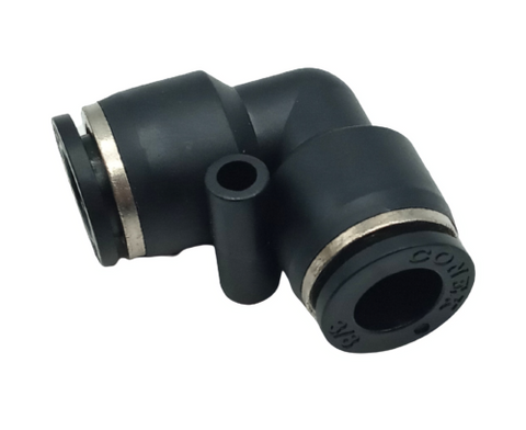 Lot of (5) Conek PV3/8 Elbow Union 3/8" Tube Push To Connect Fitting