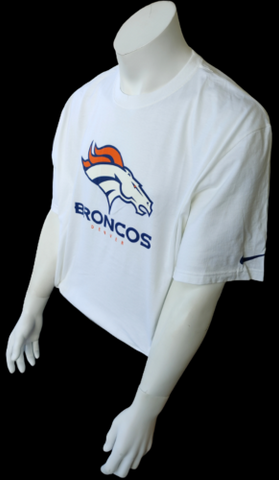 Nike NFL Team Apparel Men's Denver Broncos White Short Sleeve Shirt Si –  Surplus Select
