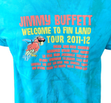 Gildan Men's Jimmy Buffett Welcome To Finland Tour 2011-12 Tie-Dye Shirt Size M