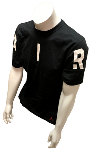 Nike Jordan Men's Air Jordan Black Short Sleeve Shirt Size Large