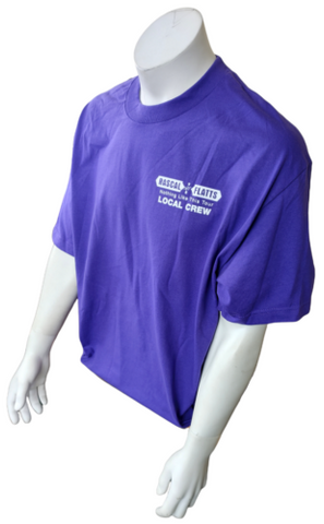 Alstyle Men's Rascal Flatts Nothing Like This Tour Local Crew Purple Shirt XL