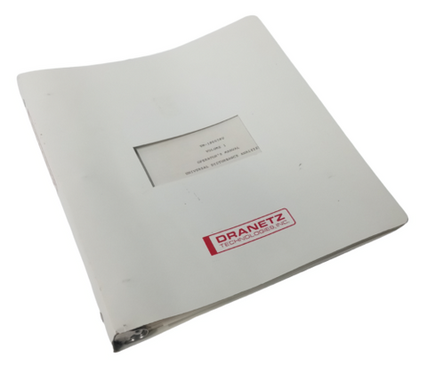 Dranetz Technologies Operating Manual For Model TM106650U