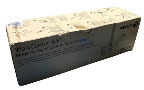 Genuine Xerox 106R01318 Magenta High-Capacity Toner Cartridge WorkCentre 6400
