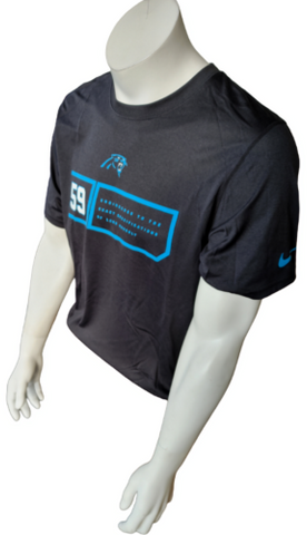 Nike Dri-Fit Men's Carolina Panthers Luke Kuechly 59 NFL Black Shirt Size Medium
