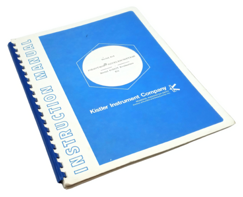 Kistler Instrument Model 818KIT Evaluation Kit Instruction Manual