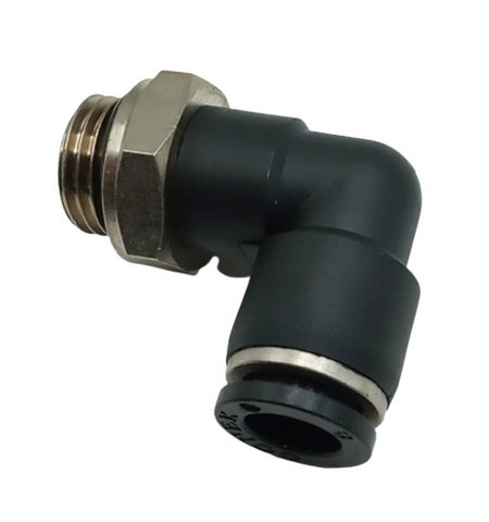 Lot of (10) Conek PL08-G02 Male Swivel Elbow 8mm Tube 1/4"BSPT Thread