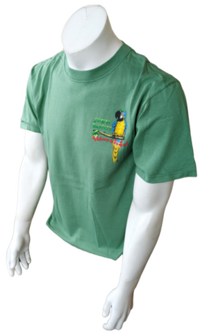 Anvil Men's Jimmy Buffett Welcome To Finland Tour 2011-12 Green Shirt Size M