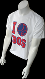 Puma Men's I Love Boston Baseball White Short Sleeve Shirt Size Medium