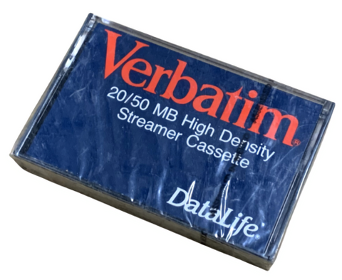 Verbatim DataLife 20/50 MB High Density Streamer Cassette