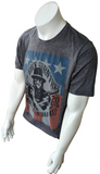 Anvil Men's Kid Rock Born Free US Tour 2011 Gray Short Sleeve Shirt Size Large