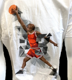 Nike Jordan Men's Michael Jordan Jumpman Graphic White Short Sleeve Shirt Size M