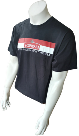Anvil Men's Sobieski Vodka Wodka Polska Duch Dyngusa Black Shirt Size Large