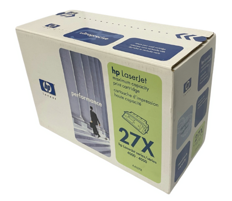 HP C4127X Black Toner Cartridge Genuine OEM 27x LaserJet 4000 4050