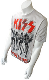 Tultex Men's KISS Destroyer 1976 Gray Short Sleeve Shirt Large