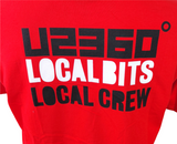 Alstyle Men's U2 360° World Tour Load In 180 Local Bits Local Crew Red Shirt XL