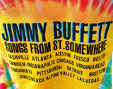 Gildan Men's Jimmy Buffett Songs From St. Somewhere Tie-Dye Shirt Size Large